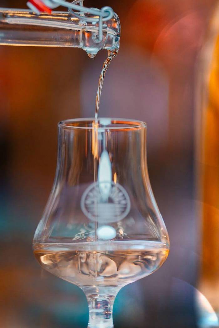 Grappa an der Bar