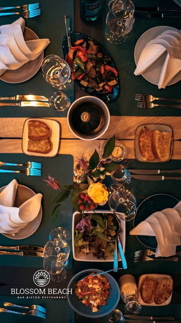 Abendtafel von oben